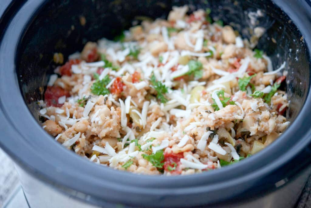 Italian Beans and Rice Slow Cooker