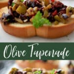 Olive Rosemary Tapenade collage