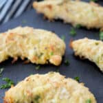 Baked Coconut Chicken Tenders made chicken tenderloins, flaky coconut flakes and coconut flour are delicious, easy and gluten free.