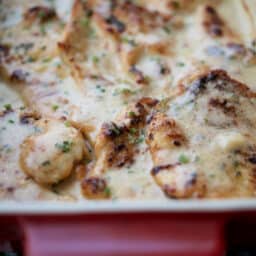 Chicken in an Irish Whiskey Cream Sauce