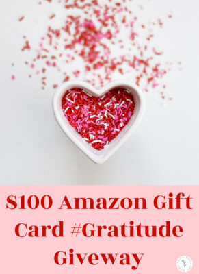 $100 Amazon Gift Card #Gratitude Giveaway