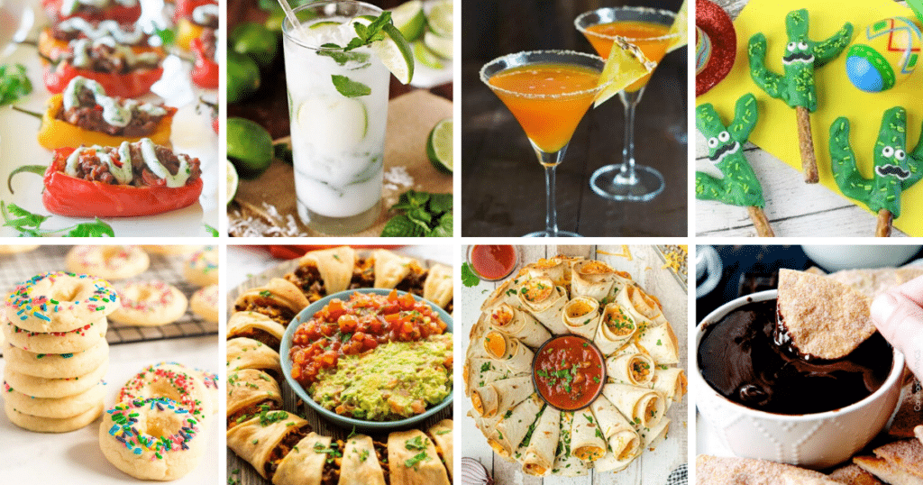 Cinco de Mayo Party Recipes collage