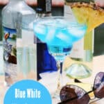 This cool and refreshing Blue White Wine Spritzer made with four ingredients will be your new favorite Summertime patriotic drink. 