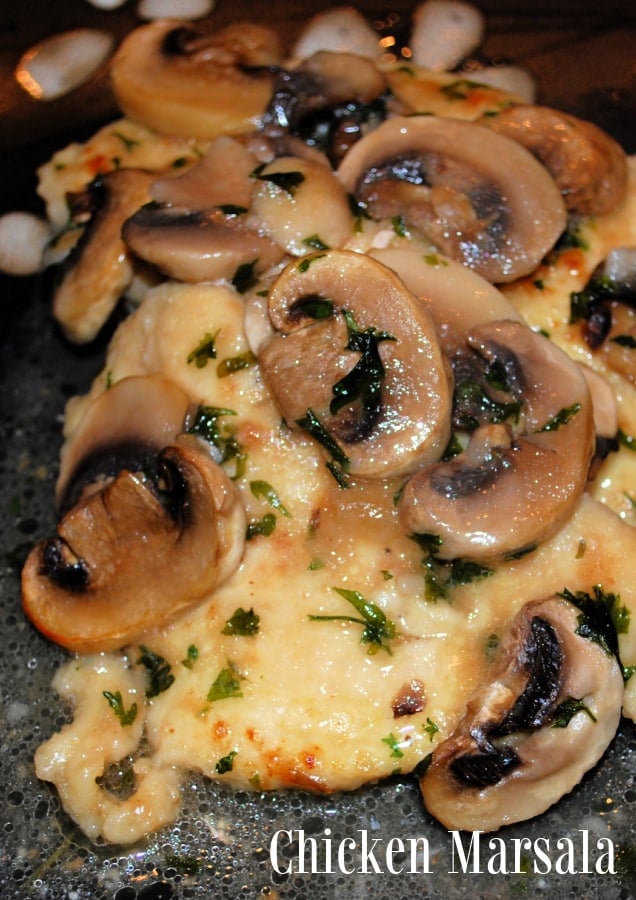 Chicken Marsala is a classic Italian dish made with boneless chicken breasts and mushrooms in a Marsala wine sauce.