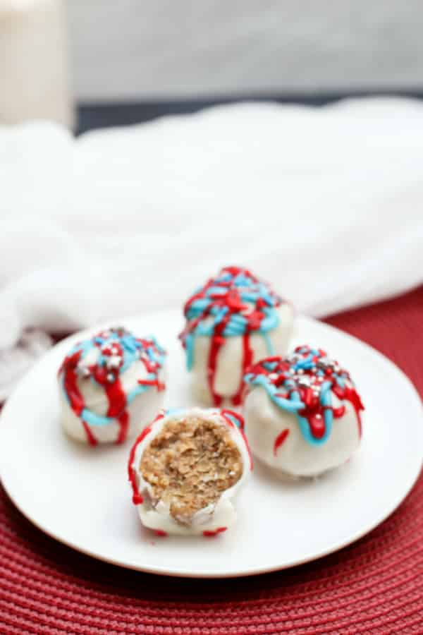 Cake balls inside