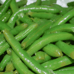 Fresh green beans steamed; then sautéed with butter, chicken and beef broth, Kosher salt and black pepper will be your new favorite vegetable. 