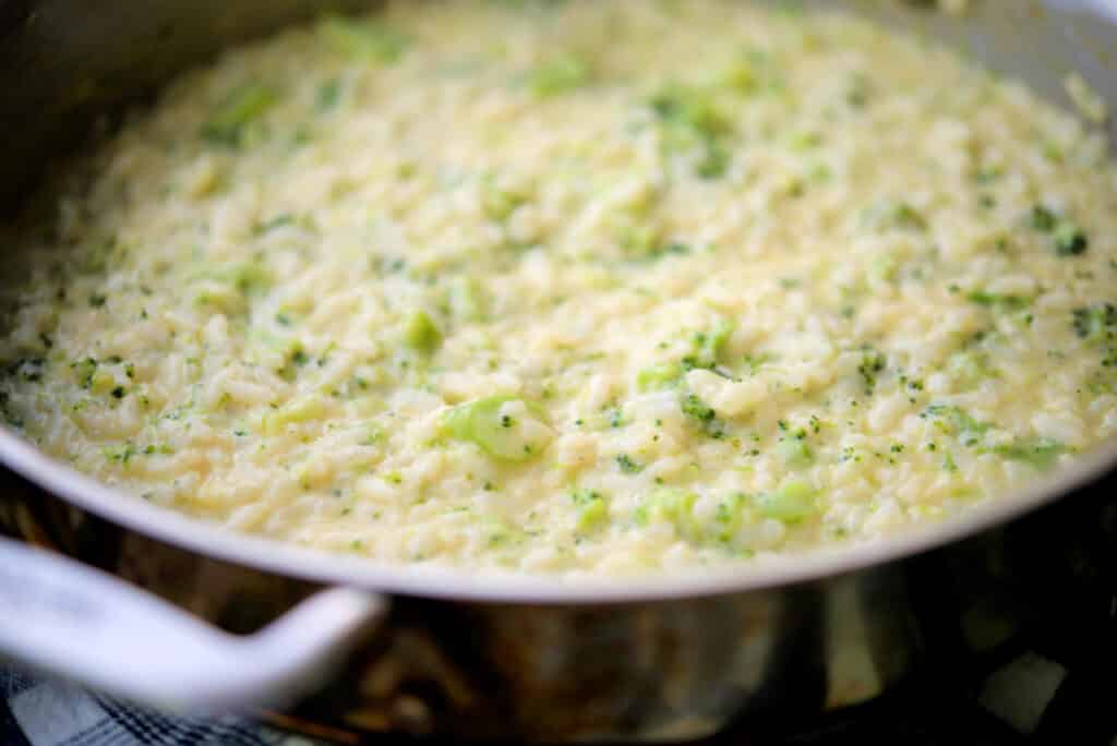 Broccoli and Cheese Risotto