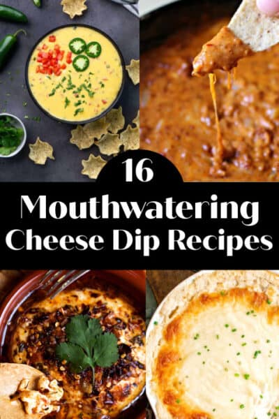 Cheese Dip Recipes collage photo