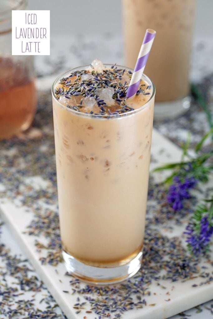 Iced Lavender Latte