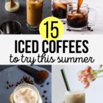 Iced Coffee Collage for summer