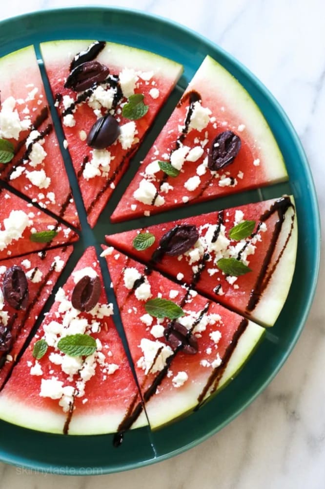 Watermelon Pizza closeup