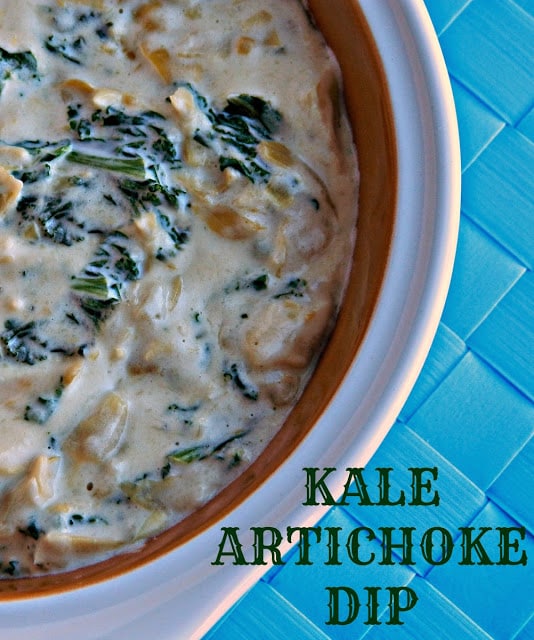 Kale artichoke dip