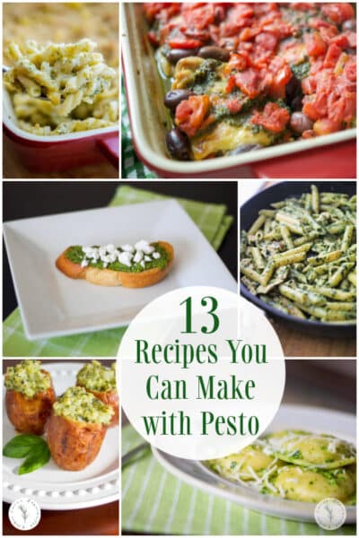 13 Pesto Recipes collage photo small