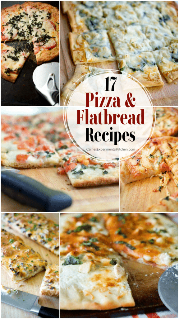 a collage of 6 different pizza recipes