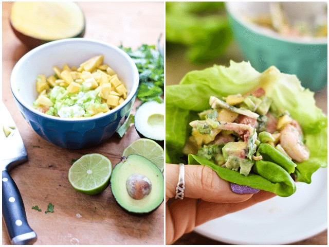 Coconut Shrimp Lettuce Wraps