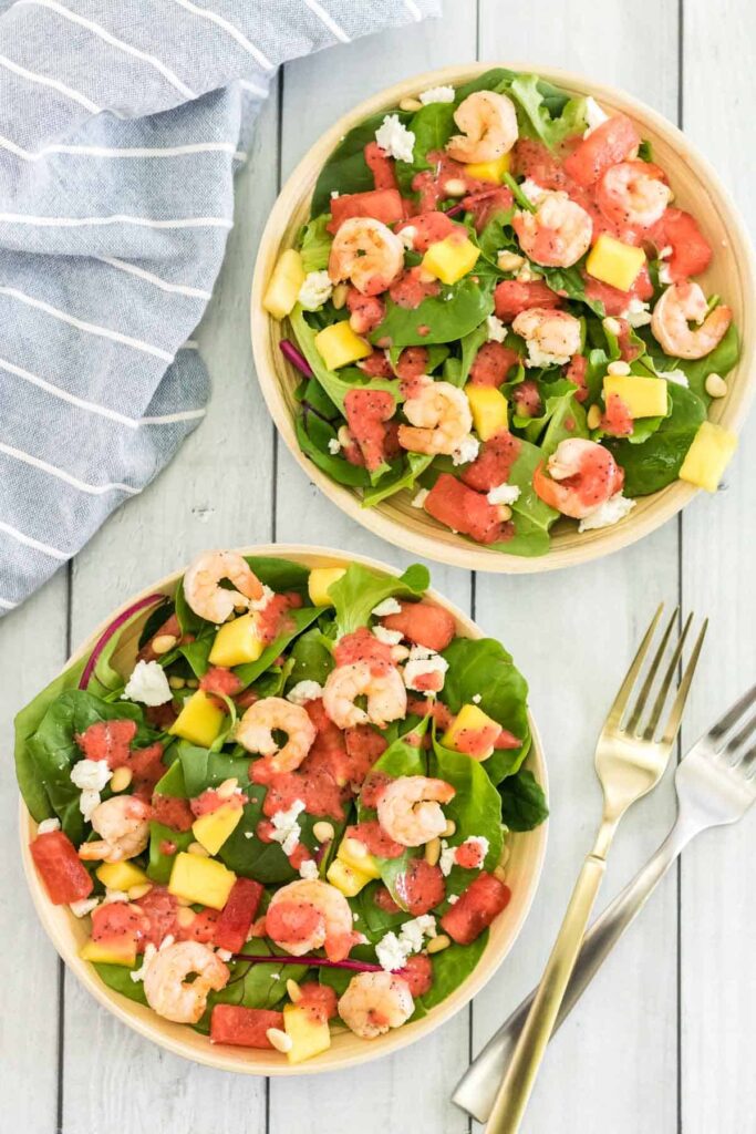 Summer Grilled Shrimp Salad