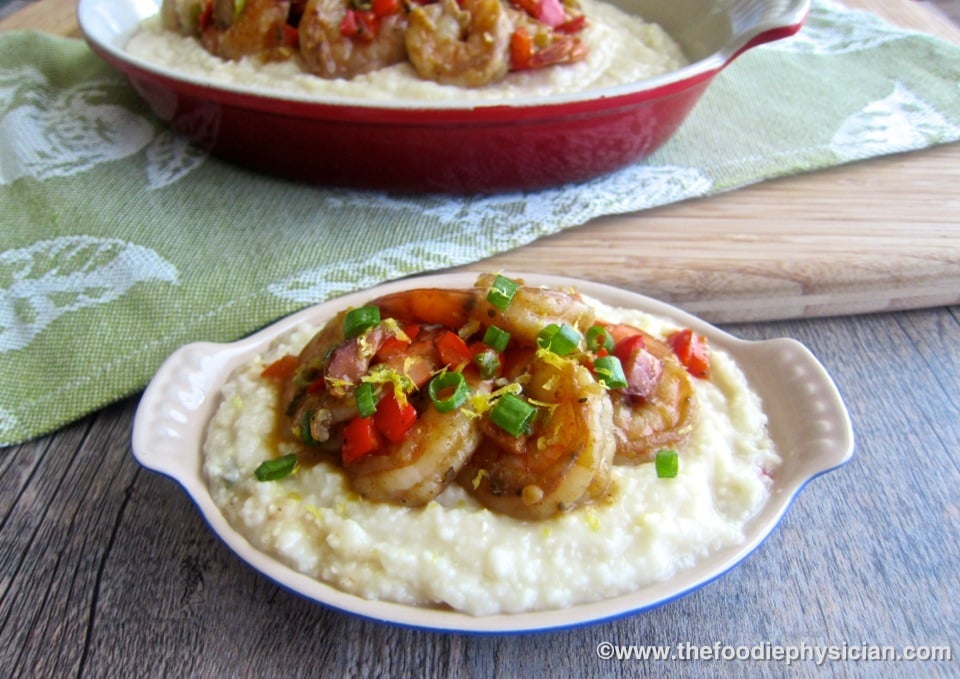  A plate of Shrimp and Grits