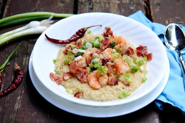 Shrimp Quinoa and Bacon