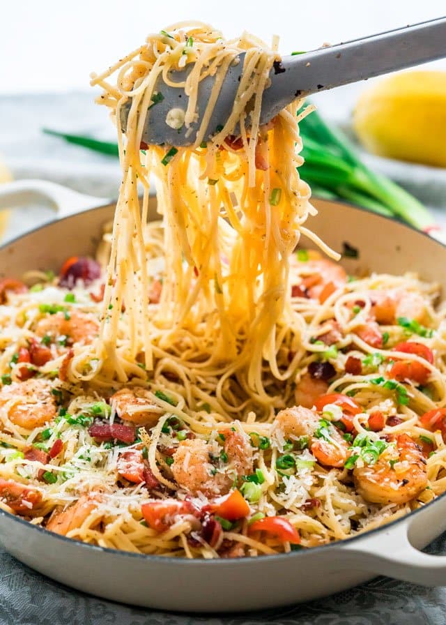 Shrimp Scampi Bacon