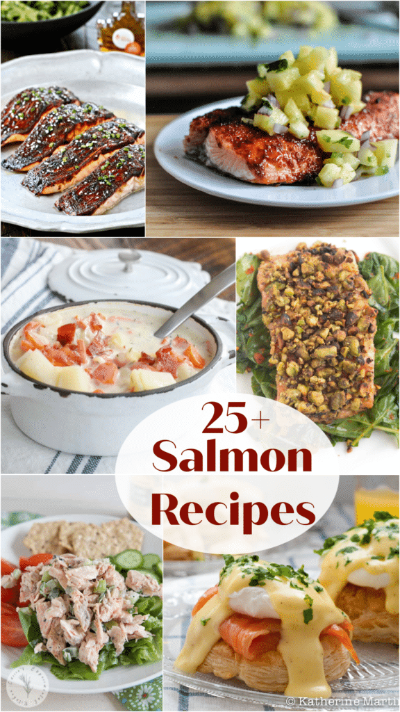 25 Salmon Recipes collage large