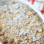 Apple Cinnamon Baked Oatmeal with text