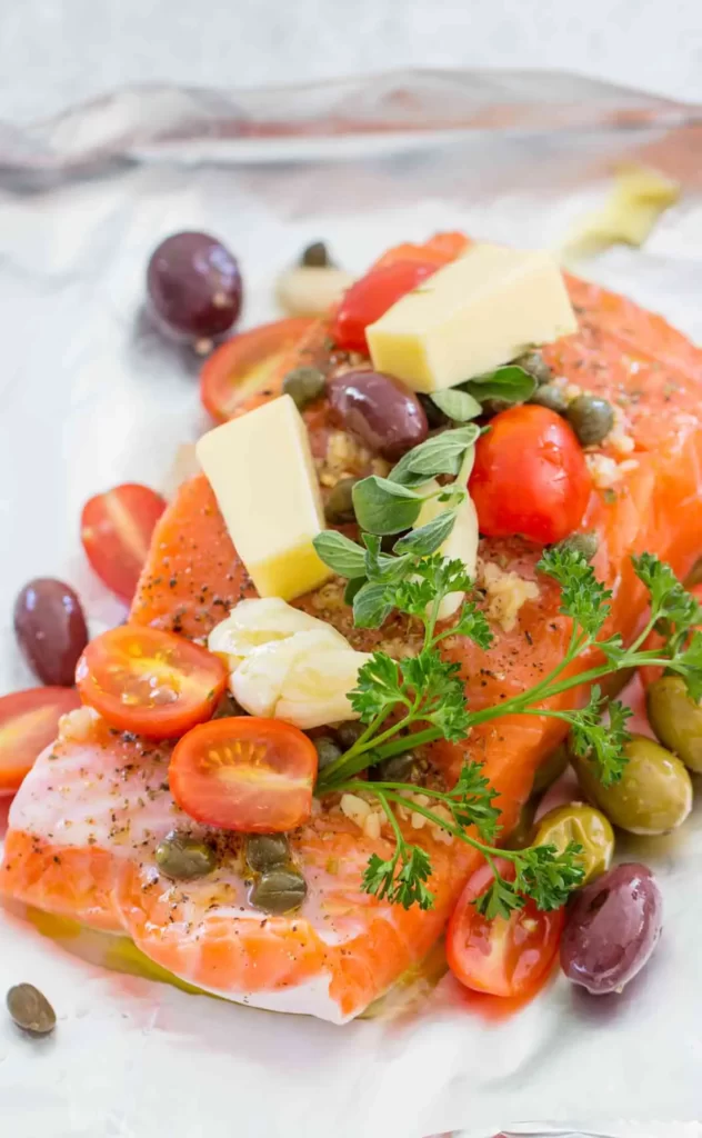 Mediterranean Salmon Foil Packs