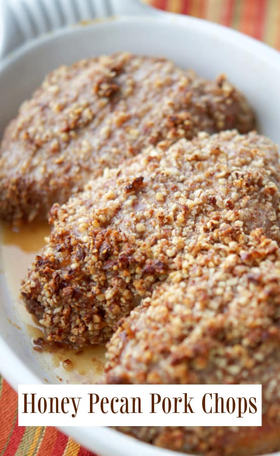 Baked Honey Pecan Pork Chops