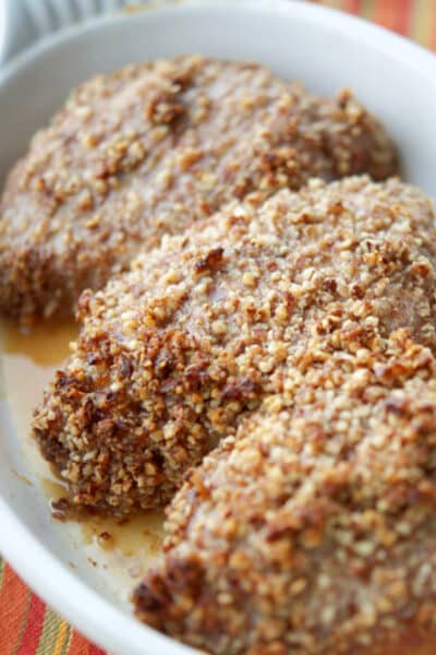 Honey Pecan Baked Pork Chops