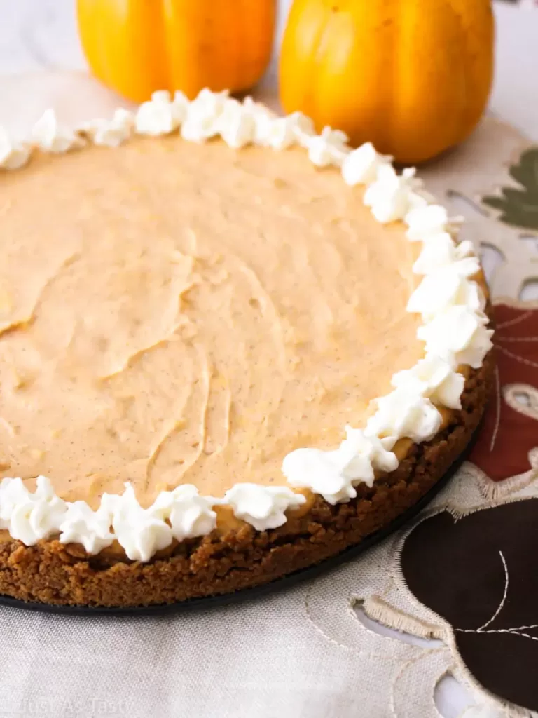 Pumpkin Cheesecake closeup