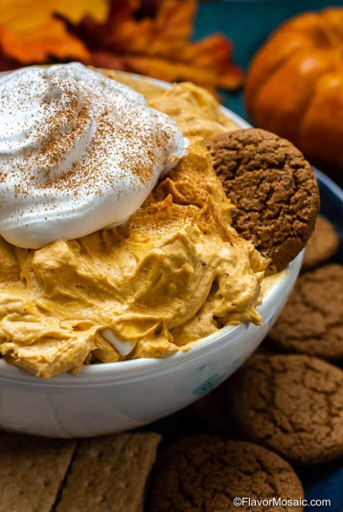 Pumpkin Fluff in a bowl. 