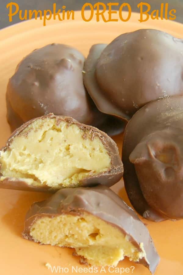 Pumpkin Oreo Balls