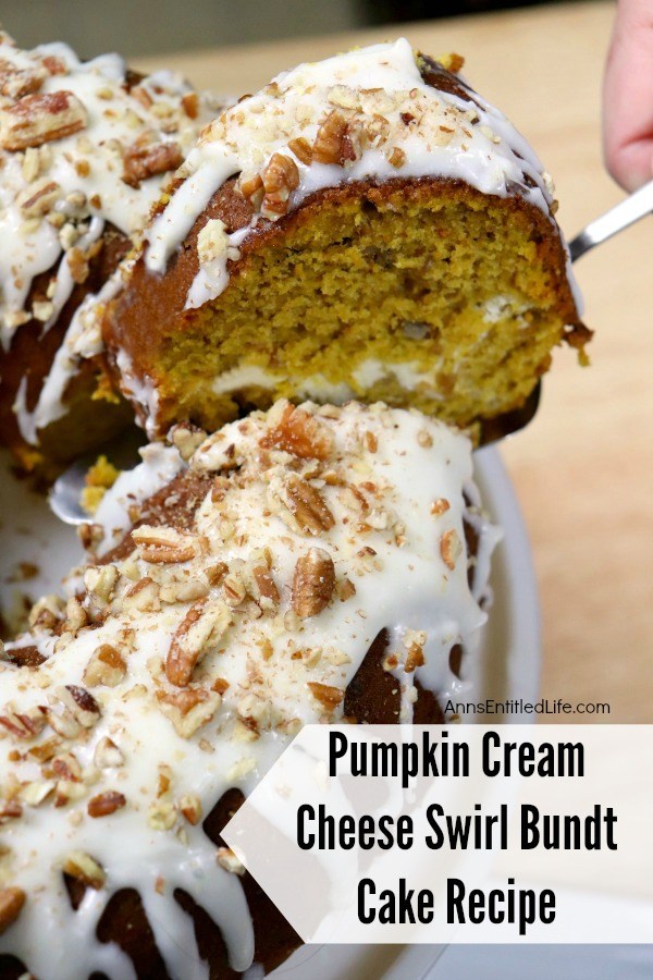 Pumpkin Cream Cheese Swirl Bundt Cake