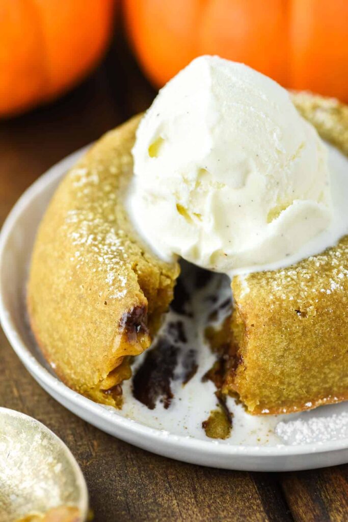 Pumpkin Lava Cake