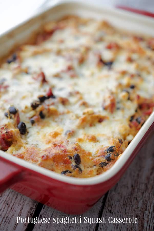 Portuguese Spaghetti Squash Casserole