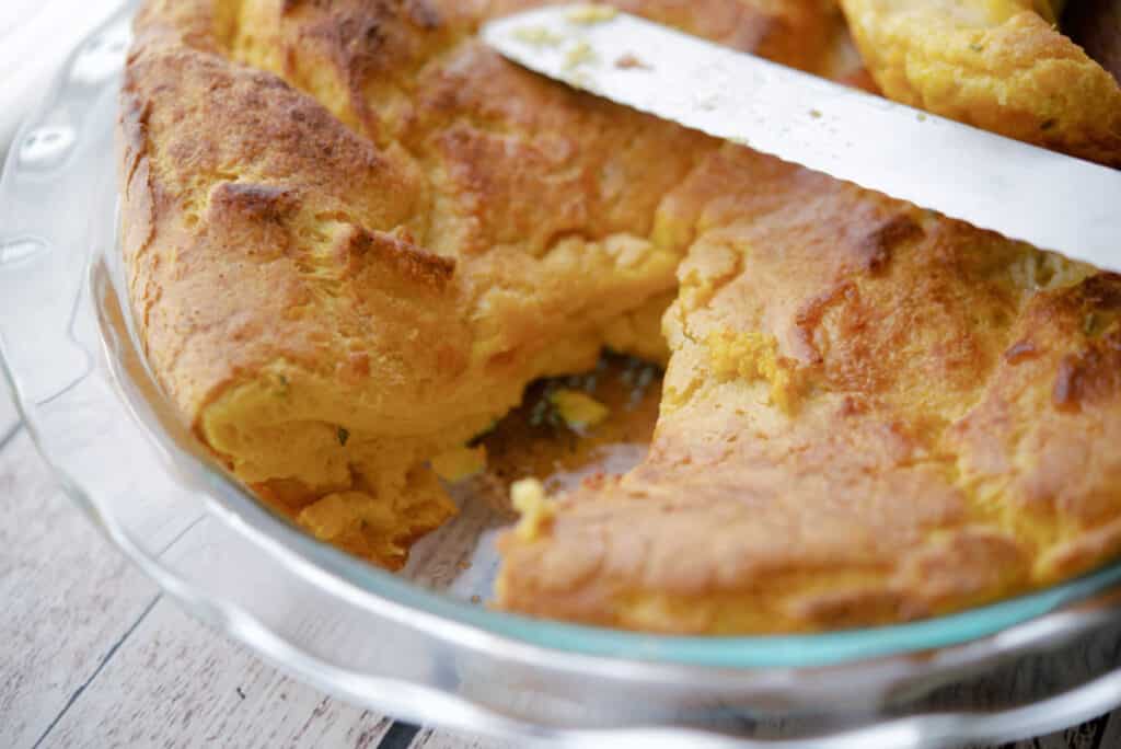 Pumpkin Yorkshire Pudding sliced