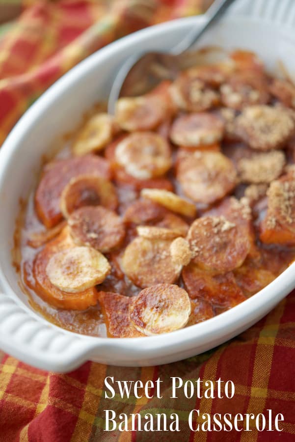 Sweet Potato Banana Casserole  Carrie's Experimental Kitchen