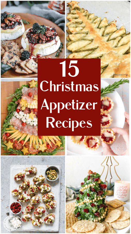 Christmas Appetizer Recipes collage photo