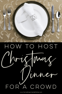 how to host Christmas dinner