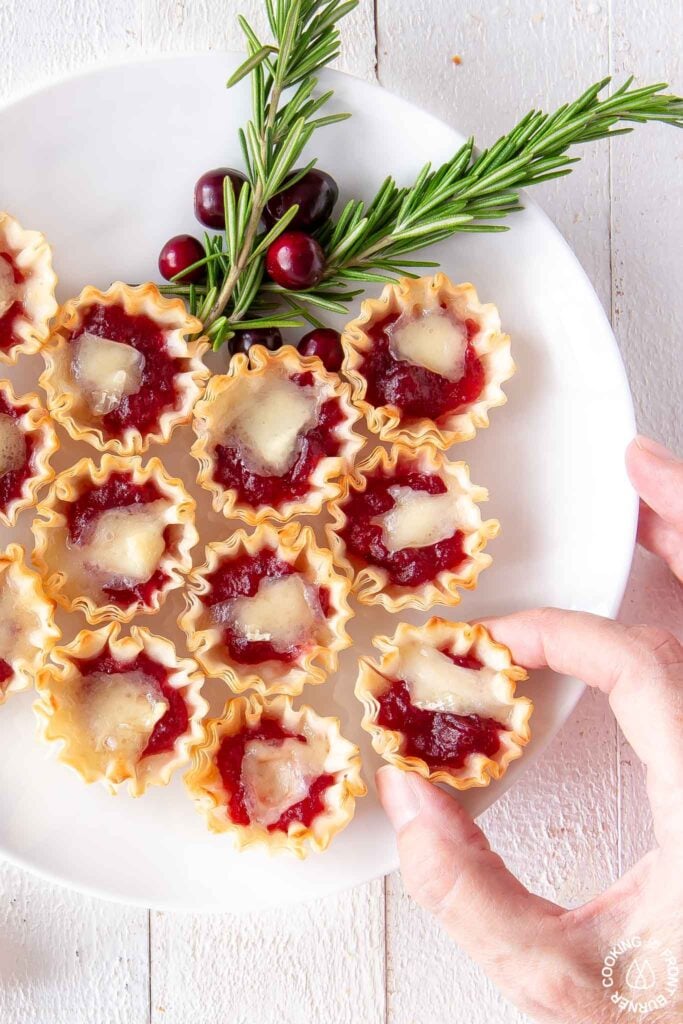 Cranberry Orange Brie Tarts