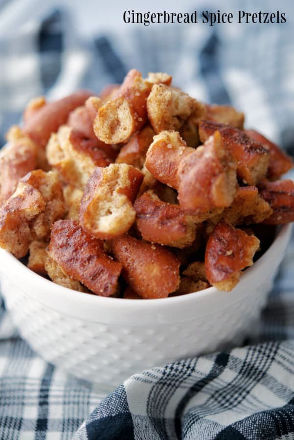 Gingerbread Spice Pretzels