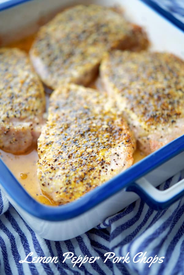 Lemon Pepper Pork Chops