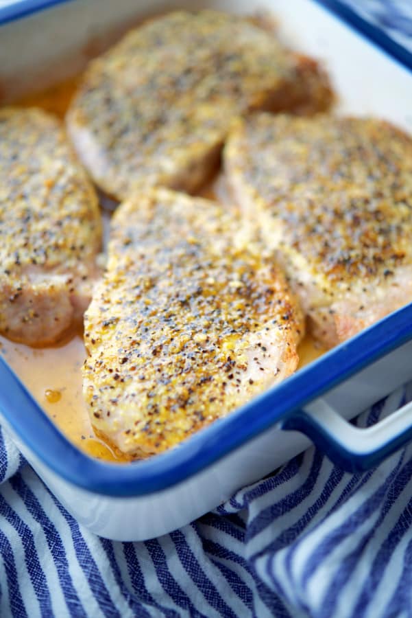 Oven Baked Lemon Pepper Pork Chops