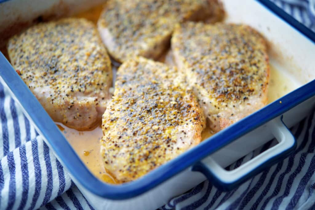 Lemon Pepper Baked Pork Chops