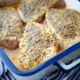 Lemon Pepper Baked Pork Chops