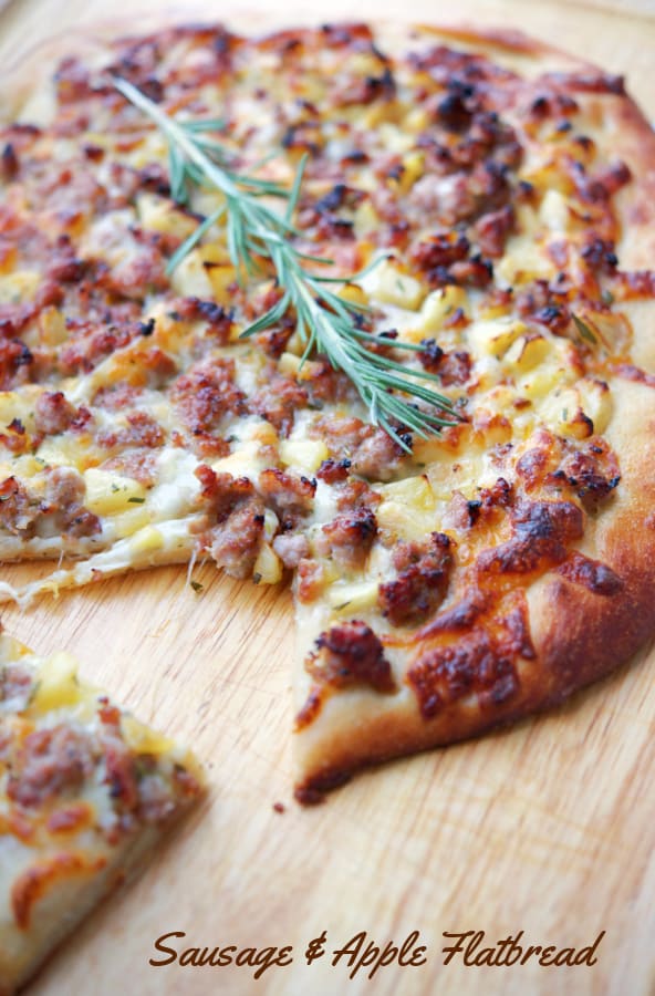 Sausage and Apple Flatbread