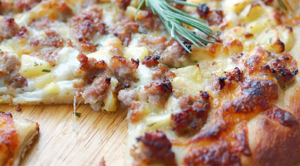 Italian Sausage and Apple Flatbread