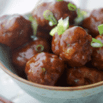 These Asian style meatballs made with lean ground beef in a honey, sesame soy sauce are delicious and great for entertaining. 