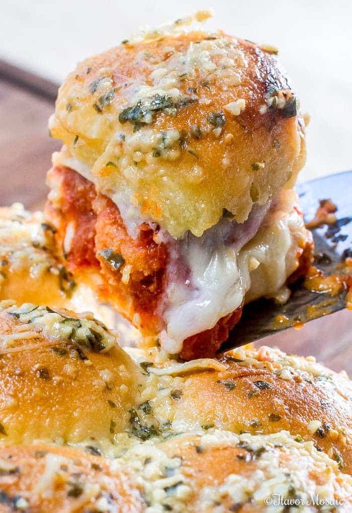 Chicken parmesan slider