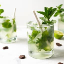 Chocolate Mojito in a glass