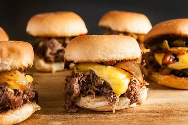 Philly Cheesesteak Sliders